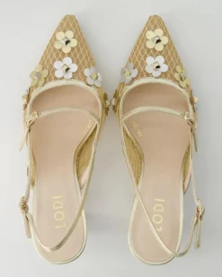 Genasti Slingpumps in Gold