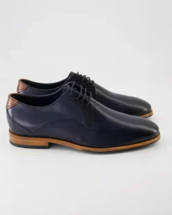 Geriondo-704 Business Schuhe in Blau