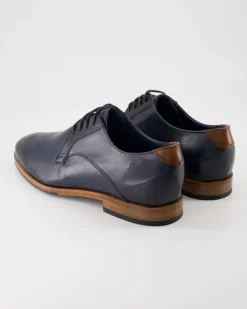 Geriondo-704 Business Schuhe in Blau