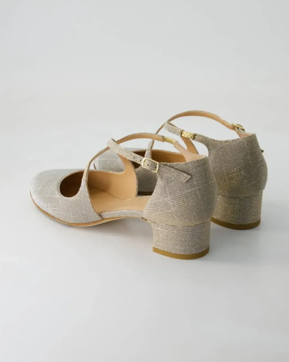 GE040 Slingpumps in Gold