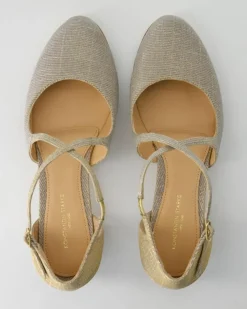 GE040 Slingpumps in Gold
