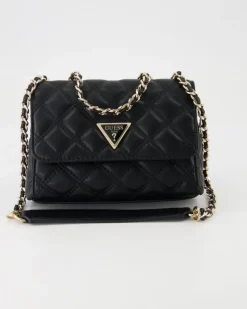 Giully Mini 2 Comp Cnvrtbl flp Handtasche in Schwarz