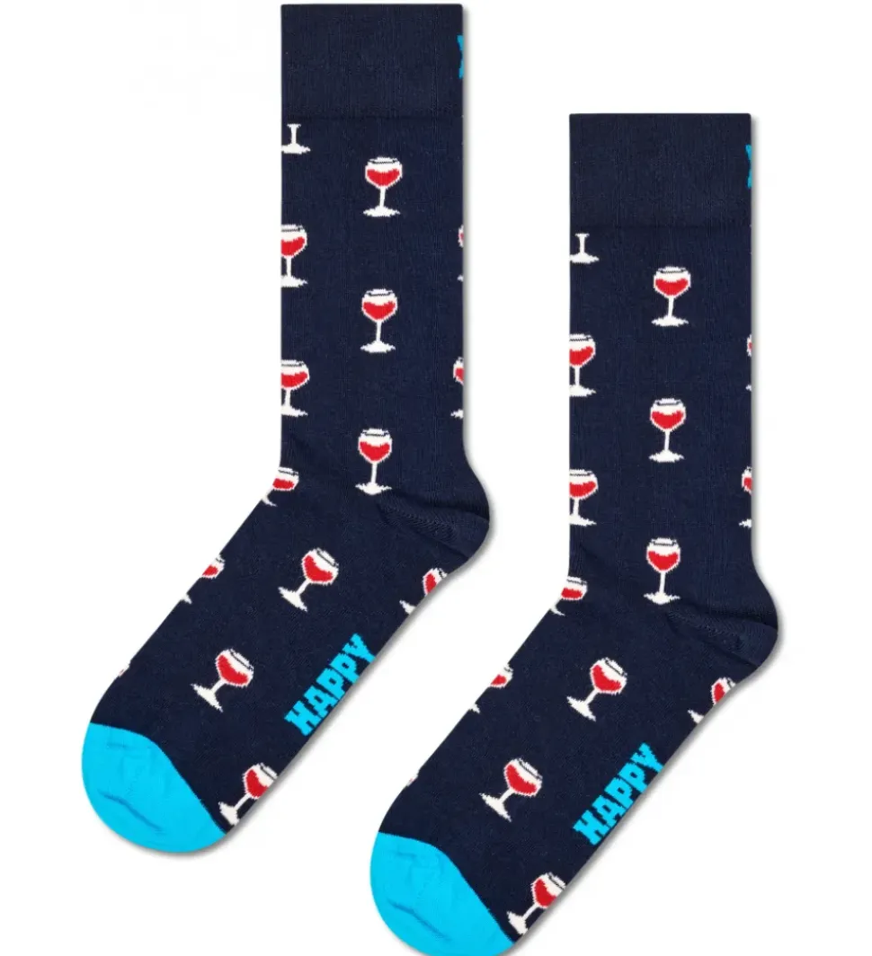 Glass Of Wine Sock Socken in Mehrfarbig