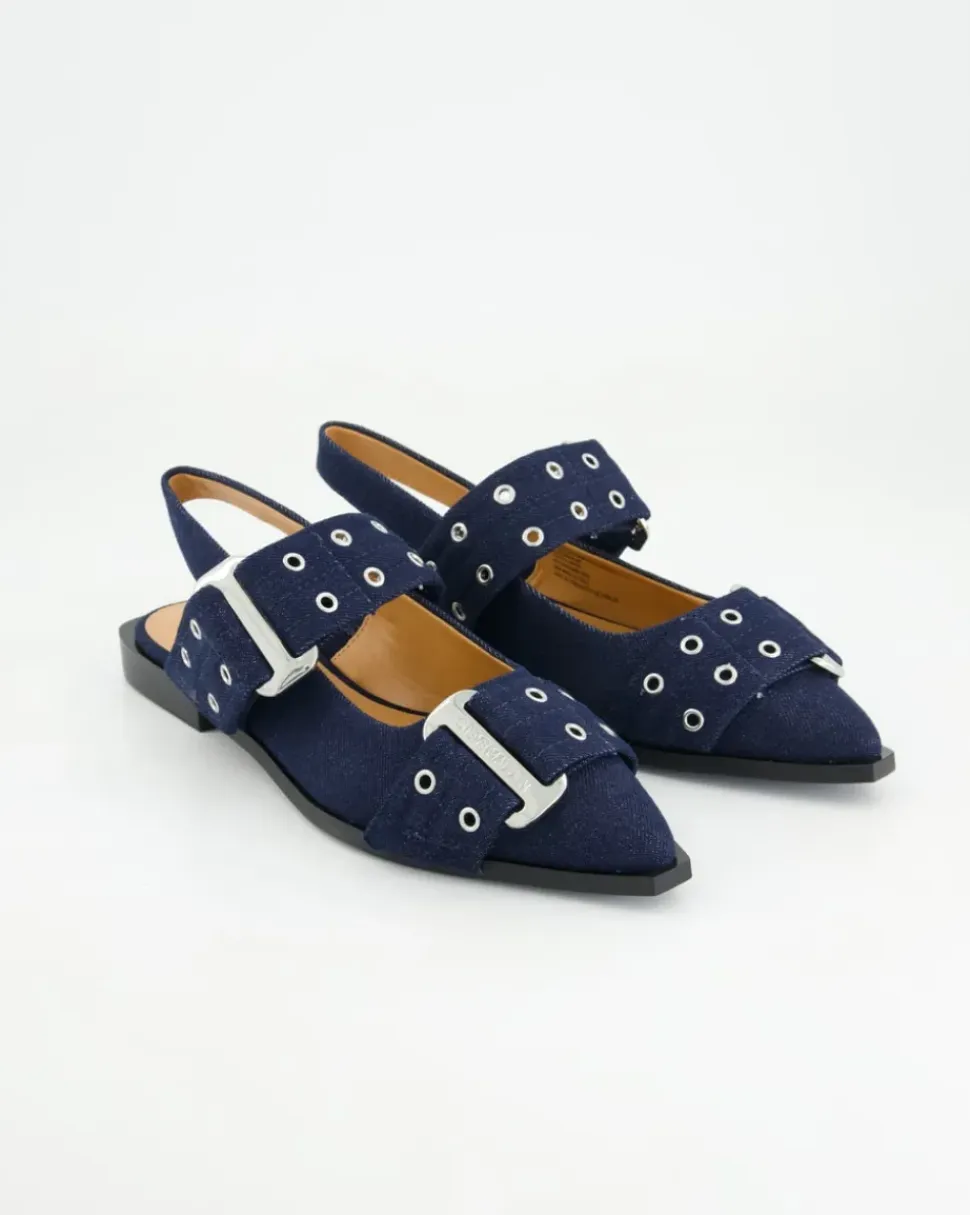 Grand Ave Ballerinas in Blau