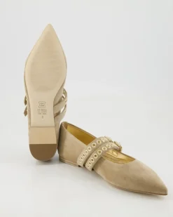 Greta Ballerinas in Beige