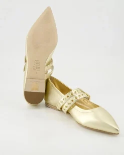 Greta Ballerinas in Gold