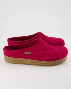 Grizzly Mikado Hausschuhe in Bordeaux