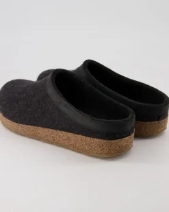 Grizzly Torben Hausschuhe in Schwarz
