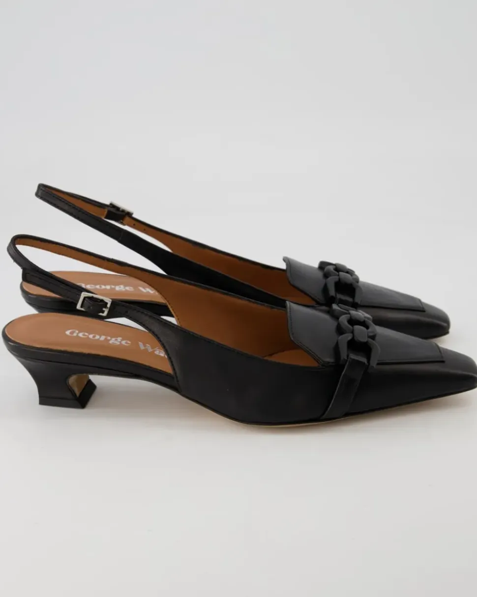G9512 Slingpumps in Schwarz
