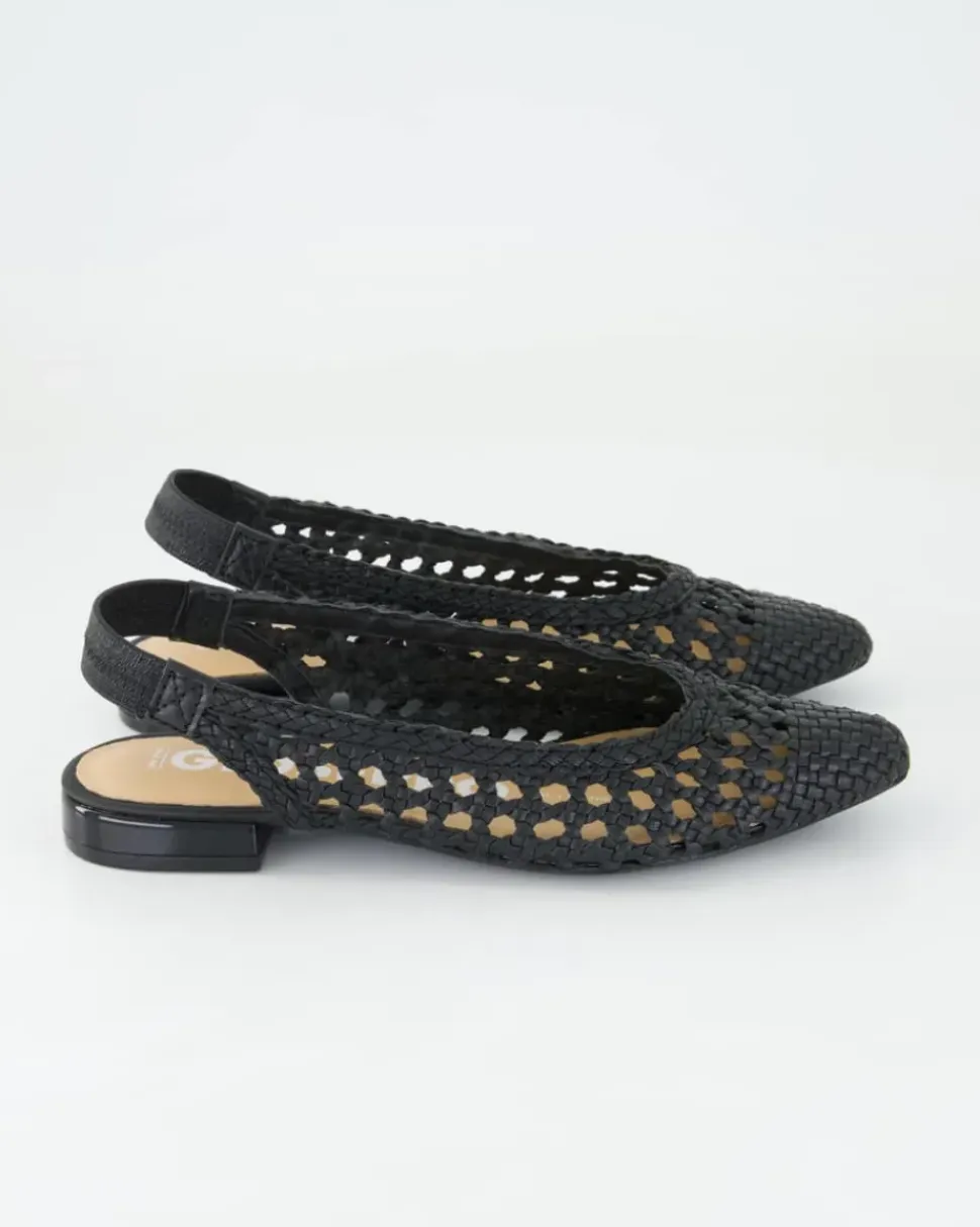 Guatavita Slingpumps in Schwarz