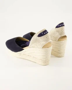 Hamptons Wedges in Blau