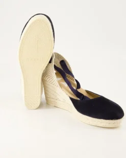 Hamptons Wedges in Blau