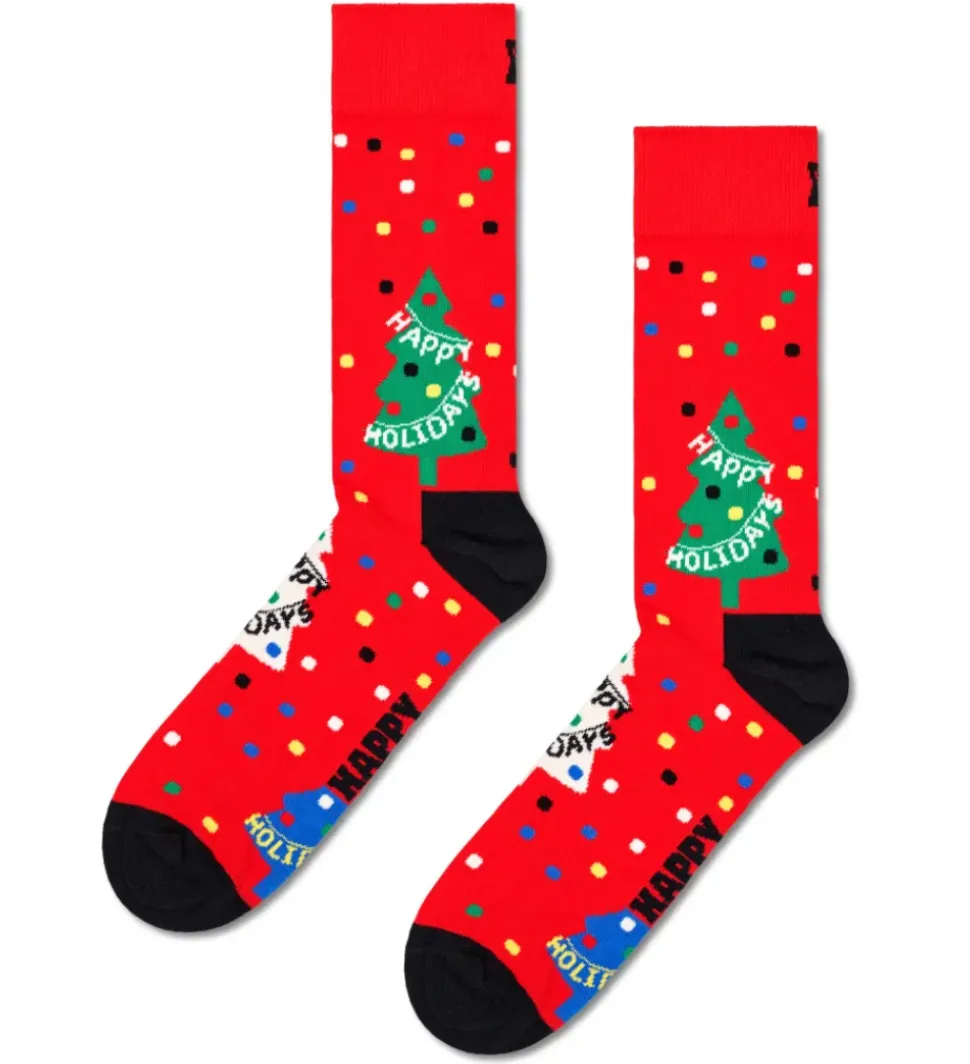 Happy Holidays Sock Socken in Mehrfarbig