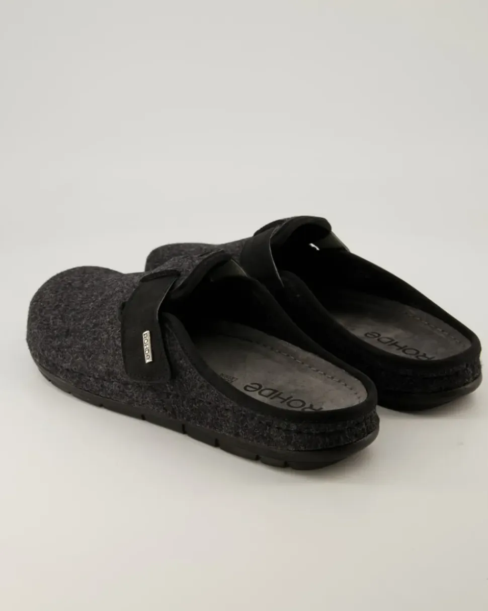 6741/90 Hausschuhe in Schwarz