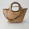 Helina Mini Tote Handtasche in Beige