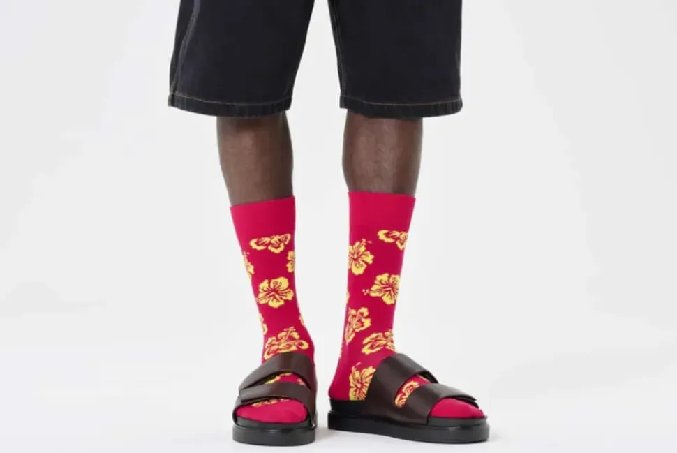 Hibiscus Sock Socken in Mehrfarbig