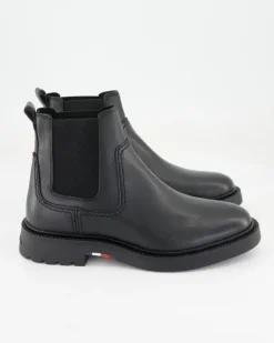 Hilfiger Comfort LWT LTH Chelsea Boots in Schwarz