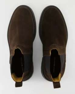 Hilfiger Comfort LWT Suede Chelsea Boots in Braun