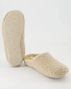 Home-Slipper Hausschuhe in Beige