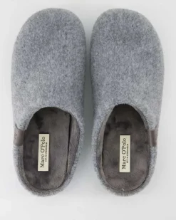 Home-Slipper Hausschuhe in Grau