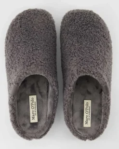 Home-Slipper Hausschuhe in Grau