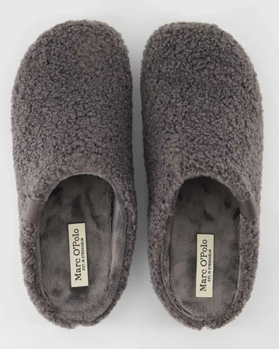 Home-Slipper Hausschuhe in Grau