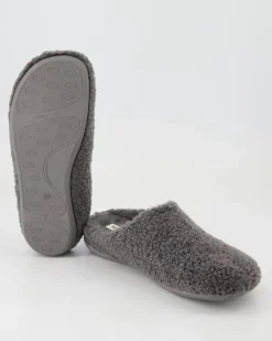 Home-Slipper Hausschuhe in Grau