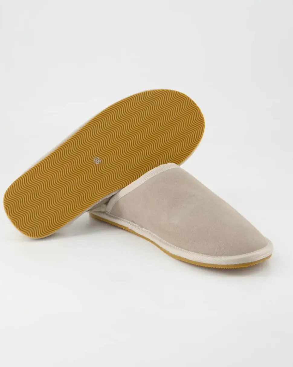 Home-Slipper Hausschuhe in Grau