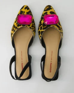 Hughes Slingpumps in Braun