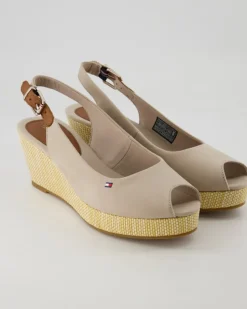Iconic Elba Sling Back Sandalen in Grau