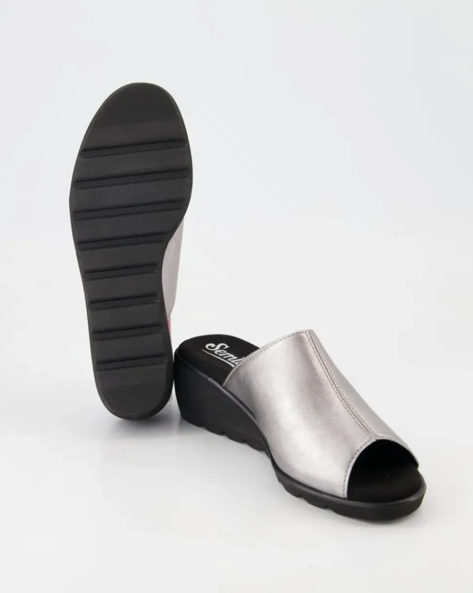 Inka Pantoletten in Silber