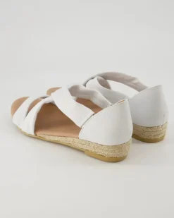Isabella Sandalen in Weiß