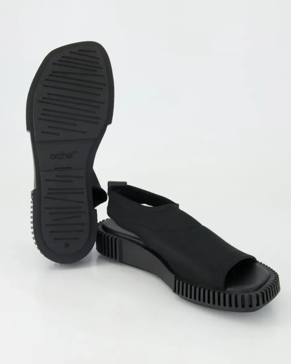 Ixoeda Sandalen in Schwarz