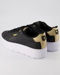 Karmen Distressed Sneaker in Schwarz