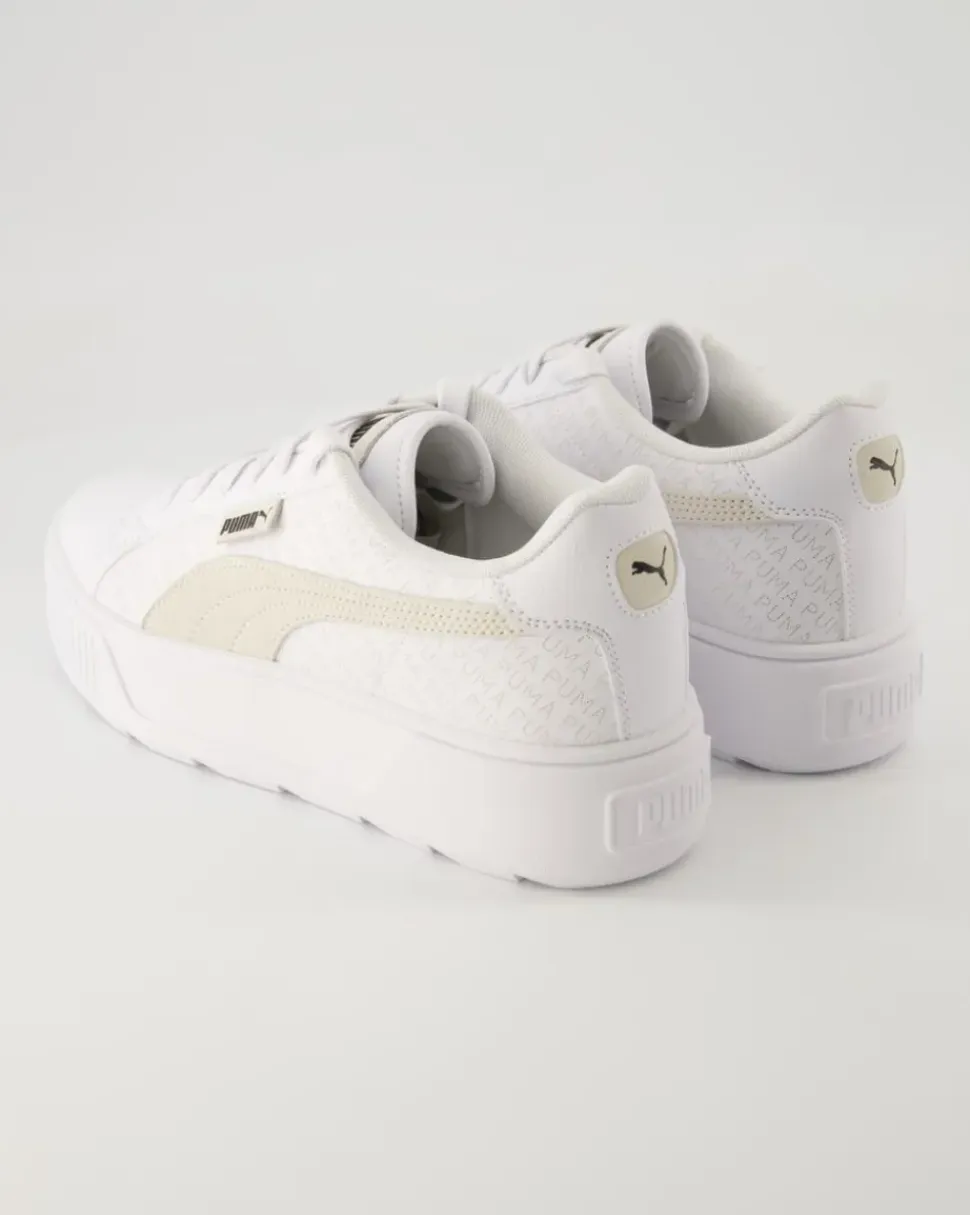 Karmen Logo Sneaker in Weiß