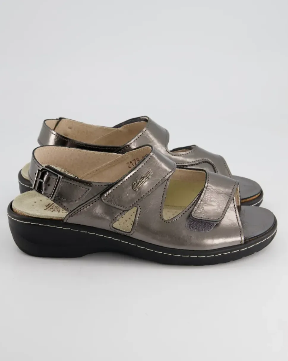 Kräuterschuhe Pantoletten in Silber