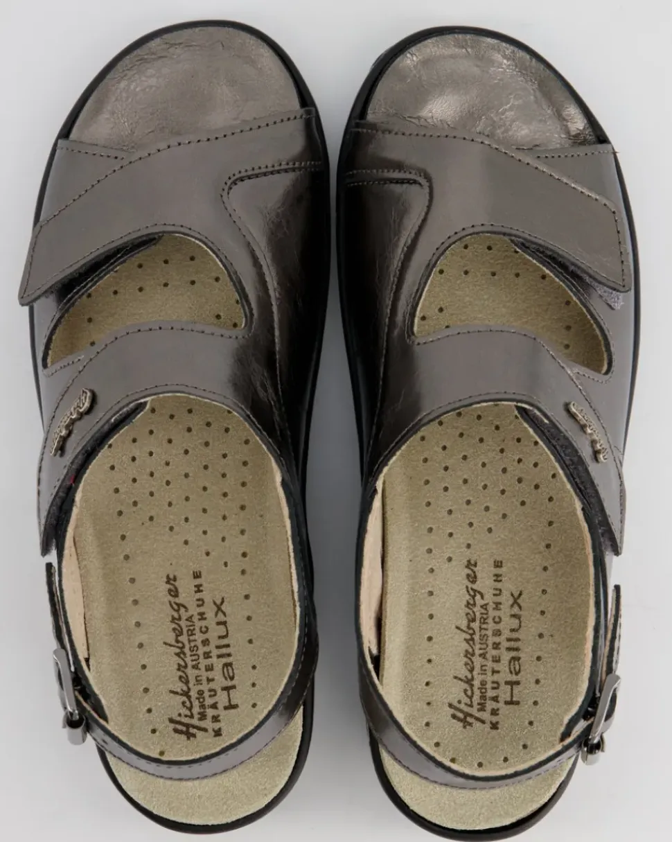 Kräuterschuhe Pantoletten in Silber