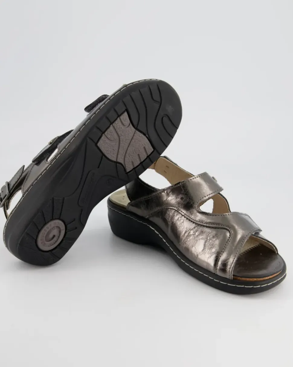 Kräuterschuhe Pantoletten in Silber