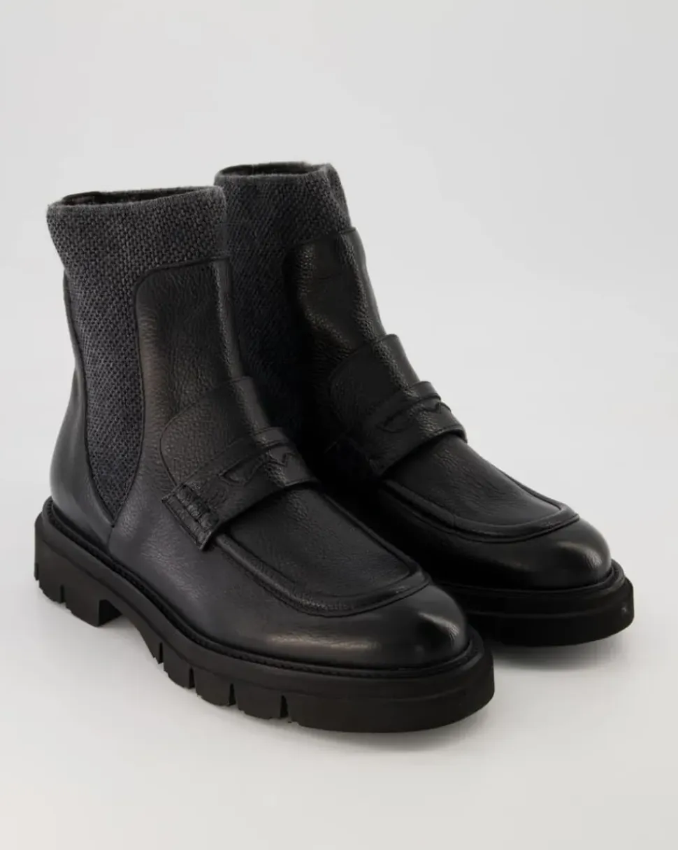 K023T Stiefeletten in Schwarz