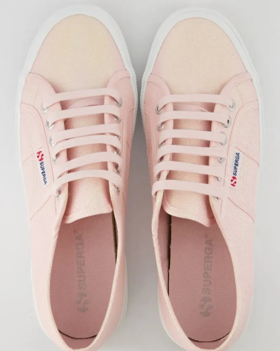 2750-Lame Schnürschuhe in Rosa