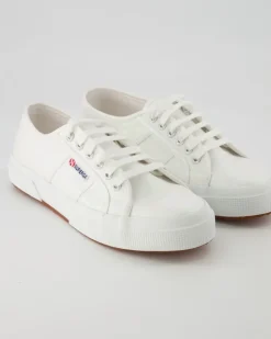 2750-Lame Schnürschuhe in Weiß
