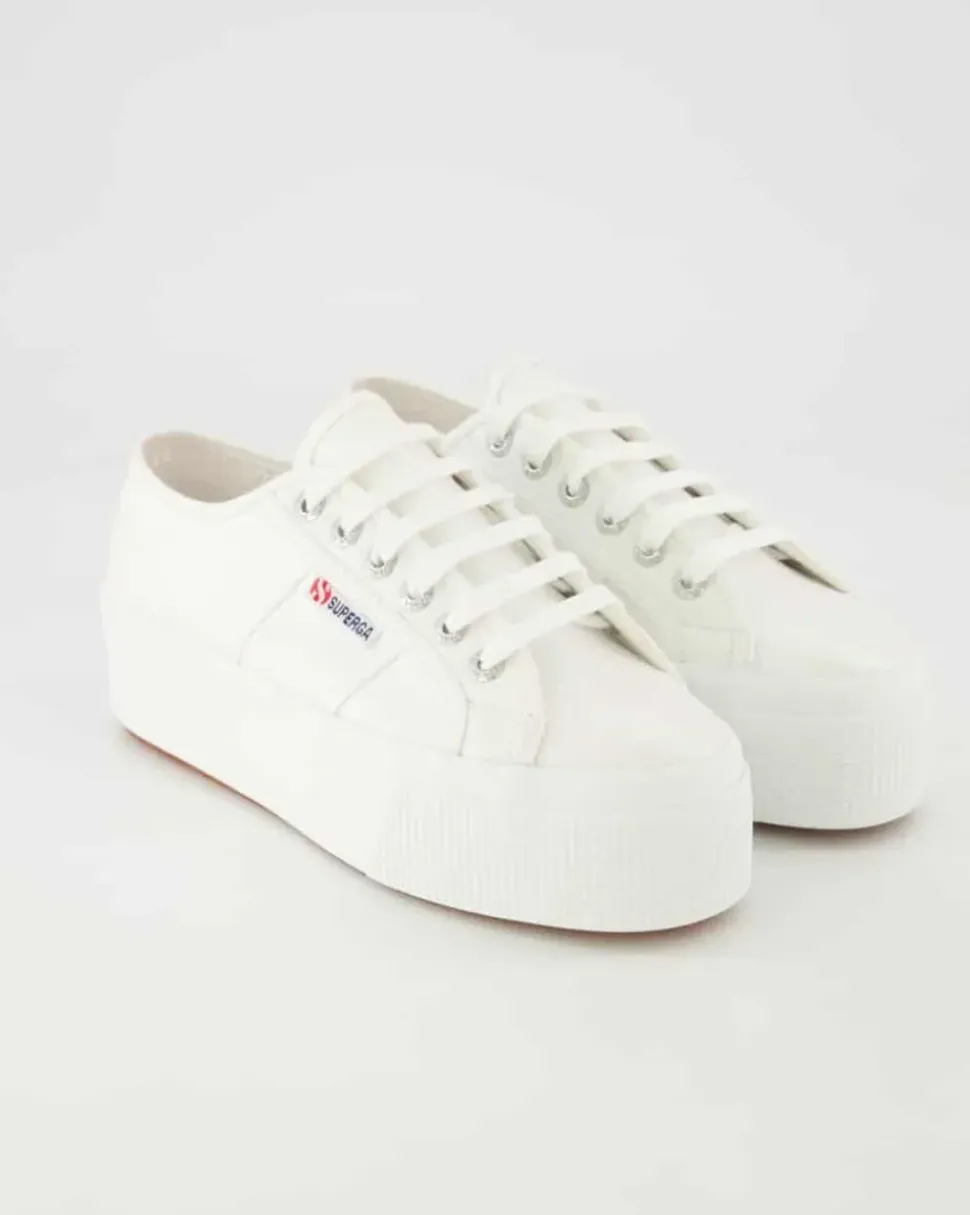 2790-Lame Sneaker in Weiß