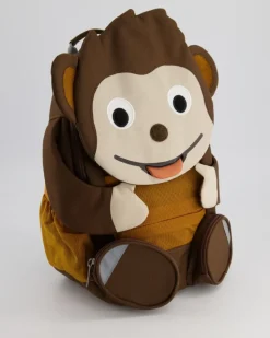 Large Friend Affe Rucksack in Braun