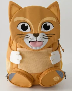 Large Friend Katze Rucksack in Braun