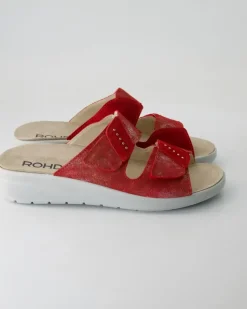 Latina Pantoletten in Rot