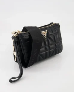 Latona Mini TRI Cprmnt Top Zip Umhängetasche in Schwarz