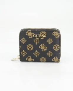 Laurel SLG Small Zip Around Portemonnaie in Braun