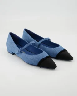 LAURO Ballerinas in Blau