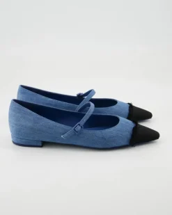 LAURO Ballerinas in Blau