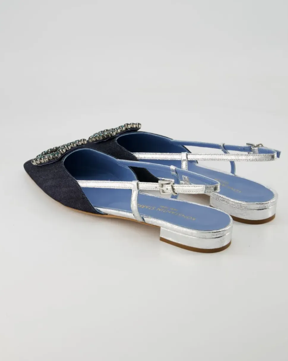 LAVANDA Slingpumps in Blau